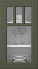 Värvitud uks, Pigment, PM40KA, Moss (clear klaas)