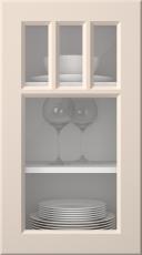 Värvitud uks, Pigment, PM40KA, Vanilla Cream (clear klaas)