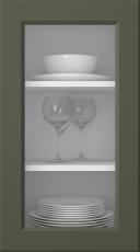 Värvitud uks, Pigment, PM40LA, Moss (clear klaas)