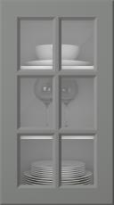 Värvitud uks, Pigment, PM40RU, Dust Grey (clear klaas)