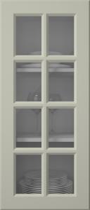 Värvitud uks, Pigment, PM40RUK, Sage (clear klaas)