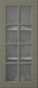 Värvitud uks, Pigment, PM40RUK, Rosemary (clear klaas)