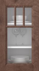 Kasepuidust uks, Woody, PP25KA, Pekaanipähklid (clear klaas)