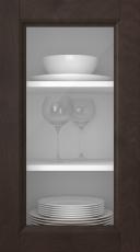 Kasepuidust uks, Woody, PP25LA, Kastan (clear klaas)