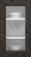 Kasepuidust uks, Woody, PP25LA, Espresso (clear klaas)