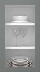 Kasepuidust uks, Frame, PP60LA, Rock (clear klaas)