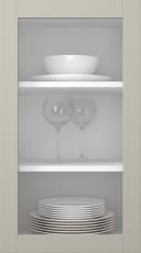 Kasepuidust uks, Frame, PP60LA, Cement (clear klaas)