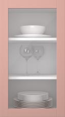 Kasepuidust uks, Frame, PP60LA, Coral (clear klaas)