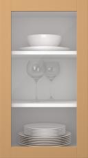 Kasepuidust uks, Frame, PP60LA, Ginger (clear klaas)