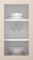 Kasepuidust uks, Frame, PP60LA, Ivory (clear klaas)