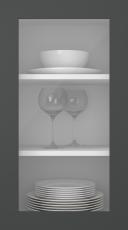 Värvitud uks, Style, TM40LA, Anthracite (clear klaas)