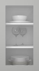 Värvitud uks, Style, TM40LA, Light Grey (clear klaas)