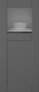 Värvitud uks, Simple, TMU13KPOLA, Graphite Grey (clear klaas)