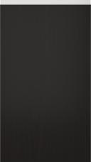 Tammepuidust uks M-Classic TP43P4Y, Must (ph49 valge käepide)