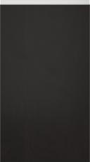 Kasepuidust uks Classic TP47P4Y, Must (ph49 valge käepide)