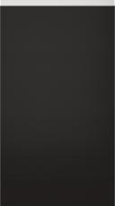 Tammepuidust uks Classic TP47V4Y, Must (ph49 valge käepide)