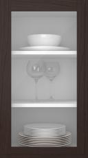 Kasepuidust uks, Format, TP68LA, Kastan (clear klaas)