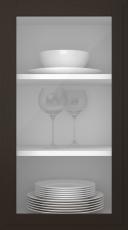 Tammepuidust uks, Format, TP68LA, Tume šokolaad (clear klaas)