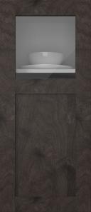 Kasepuidust uks, M-Concept, WS21KPOLA, Espresso (clear klaas)
