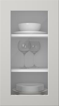 Värvitud uks, Bravura, PM16LA, Hall (clear klaas)