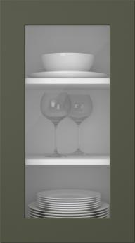 Värvitud uks, Motive, PM26LA, Moss (clear klaas)