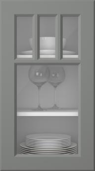 Värvitud uks, Pigment, PM40KA, Dust Grey (clear klaas)