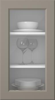 Värvitud uks, Pigment, PM40LA, Stone Grey (clear klaas)