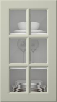 Värvitud uks, Pigment, PM40RU, Sage (clear klaas)