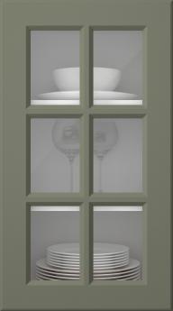 Värvitud uks, Pigment, PM40RU, Rosemary (clear klaas)