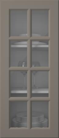 Värvitud uks, Pigment, PM40RUK, Sparrow (clear klaas)