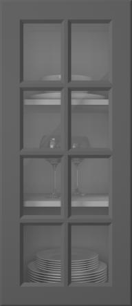 Värvitud uks, Pigment, PM40RUK, Graphite Grey (clear klaas)