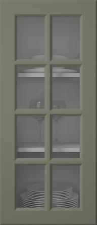 Värvitud uks, Pigment, PM40RUK, Rosemary (clear klaas)