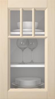 Kasepuidust uks, Woody, PP25KA, Lakitud (clear klaas)