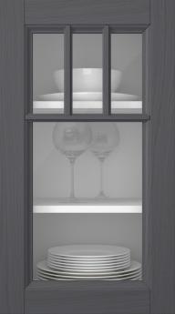 Tammepuidust uks, Woody, PP25KA, Hall (clear klaas)