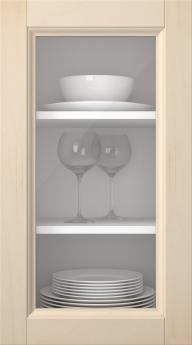 Kasepuidust uks, Woody, PP25LA, Lakitud (clear klaas)