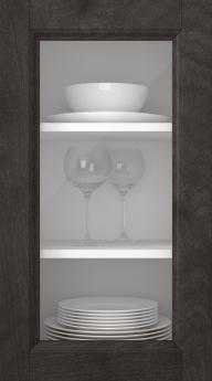 Kasepuidust uks, Woody, PP25LA, Espresso (clear klaas)