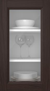 Tammepuidust uks, Natural, PP54LA, Kastan (clear klaas)