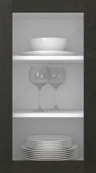 Kasepuidust uks, Frame, PP60LA, Tume šokolaad (clear klaas)