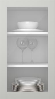 Kasepuidust uks, Frame, PP60LA, Clay (clear klaas)