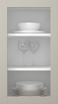 Kasepuidust uks, Frame, PP60LA, Cement (clear klaas)