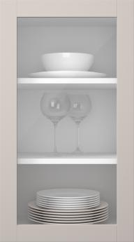 Kasepuidust uks, Frame, PP60LA, Lily (clear klaas)