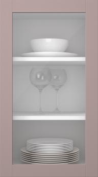 Kasepuidust uks, Frame, PP60LA, Mallow (clear klaas)