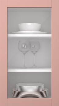 Kasepuidust uks, Frame, PP60LA, Coral (clear klaas)