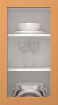 Kasepuidust uks, Frame, PP60LA, Saffron (clear klaas)