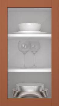 Kasepuidust uks, Frame, PP60LA, Chili (clear klaas)