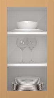 Kasepuidust uks, Frame, PP60LA, Ginger (clear klaas)