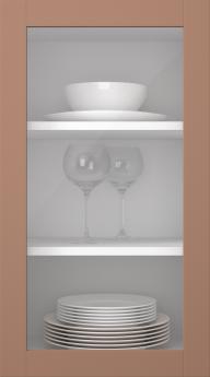 Kasepuidust uks, Frame, PP60LA, Mocha (clear klaas)