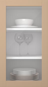 Kasepuidust uks, Frame, PP60LA, Cinnamon (clear klaas)