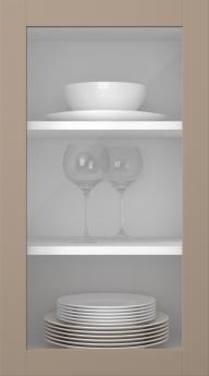 Kasepuidust uks, Frame, PP60LA, Cookie (clear klaas)