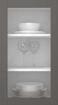 Kasepuidust uks, Frame, PP60LA, Bisquit (clear klaas)